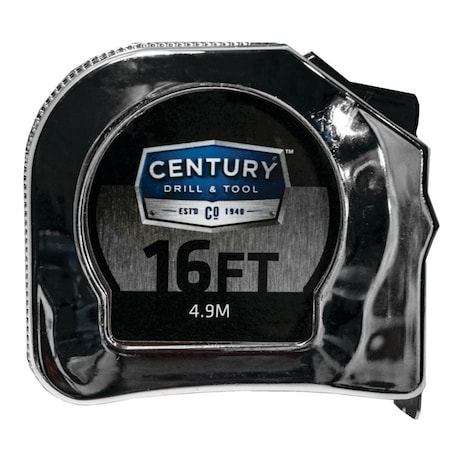 CENTURY DRILL & TOOL Tape Measure Classic Series 16Ft Length 3/4" Blade Width 72808